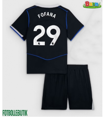 Chelsea Wesley Fofana #29 Tredjeställ Barn 2025-26 Kortärmad (+ Korta byxor)